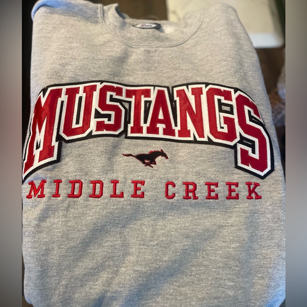 Neff medium high school logo sweatshirt . Like new.   Worn maybe 1-2 times